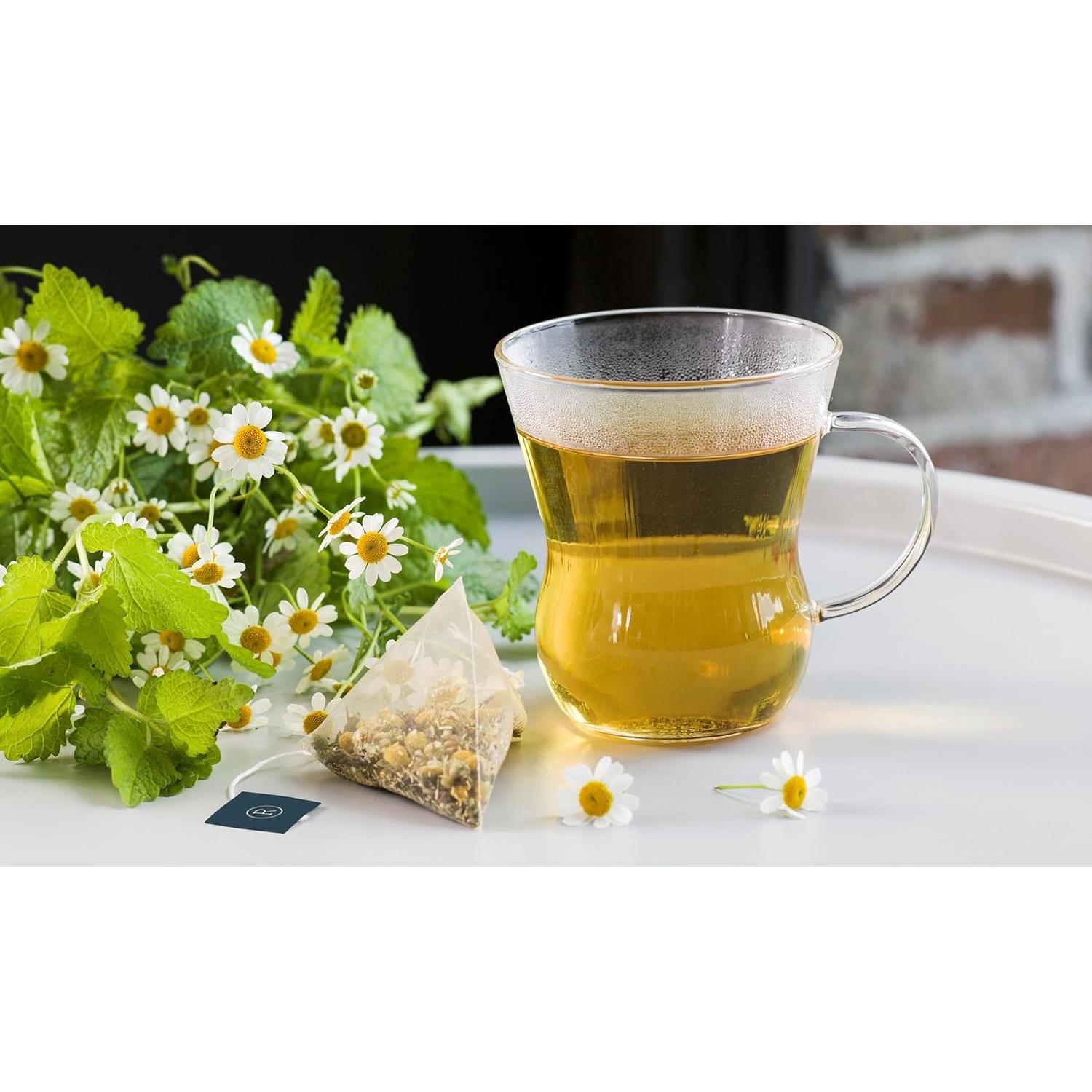 Té Herbal de Manzanilla Alemana Revolution Tea - 50 Bolsitas