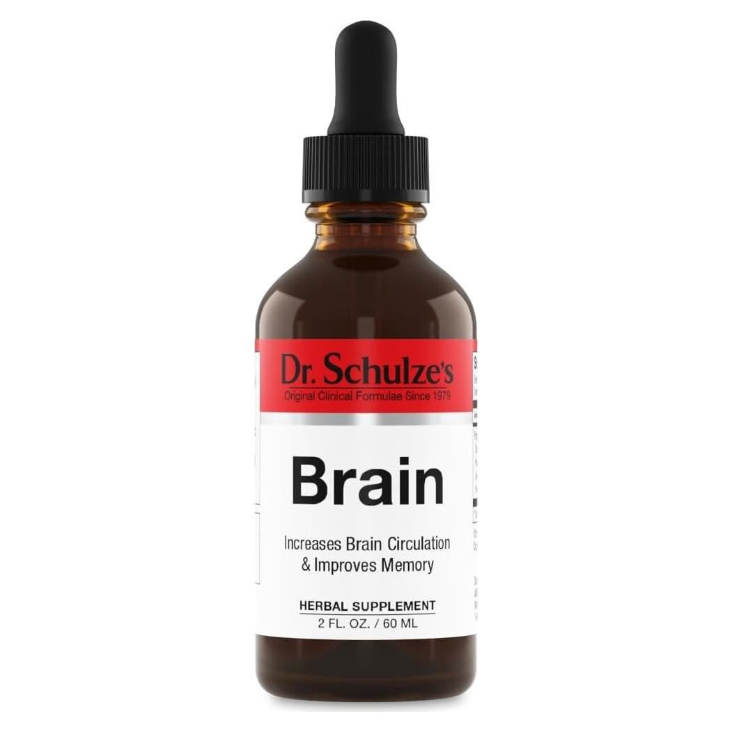 Fórmula Cerebral Dr. Schulze 60 ml - Vegana, Ginkgo Biloba