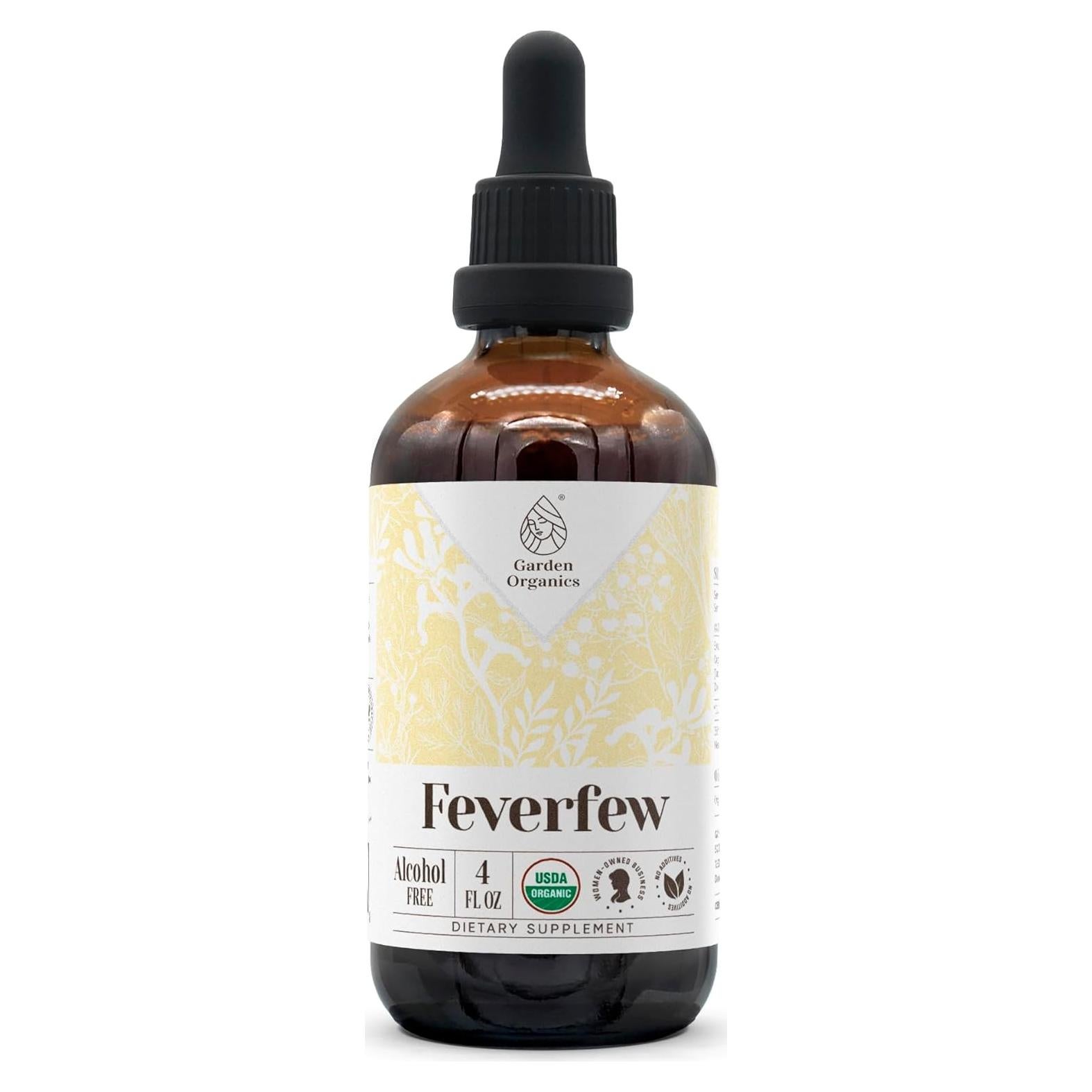 Extracto de Feverfew Orgánico Garden Organics 118 ml Sin Alcohol