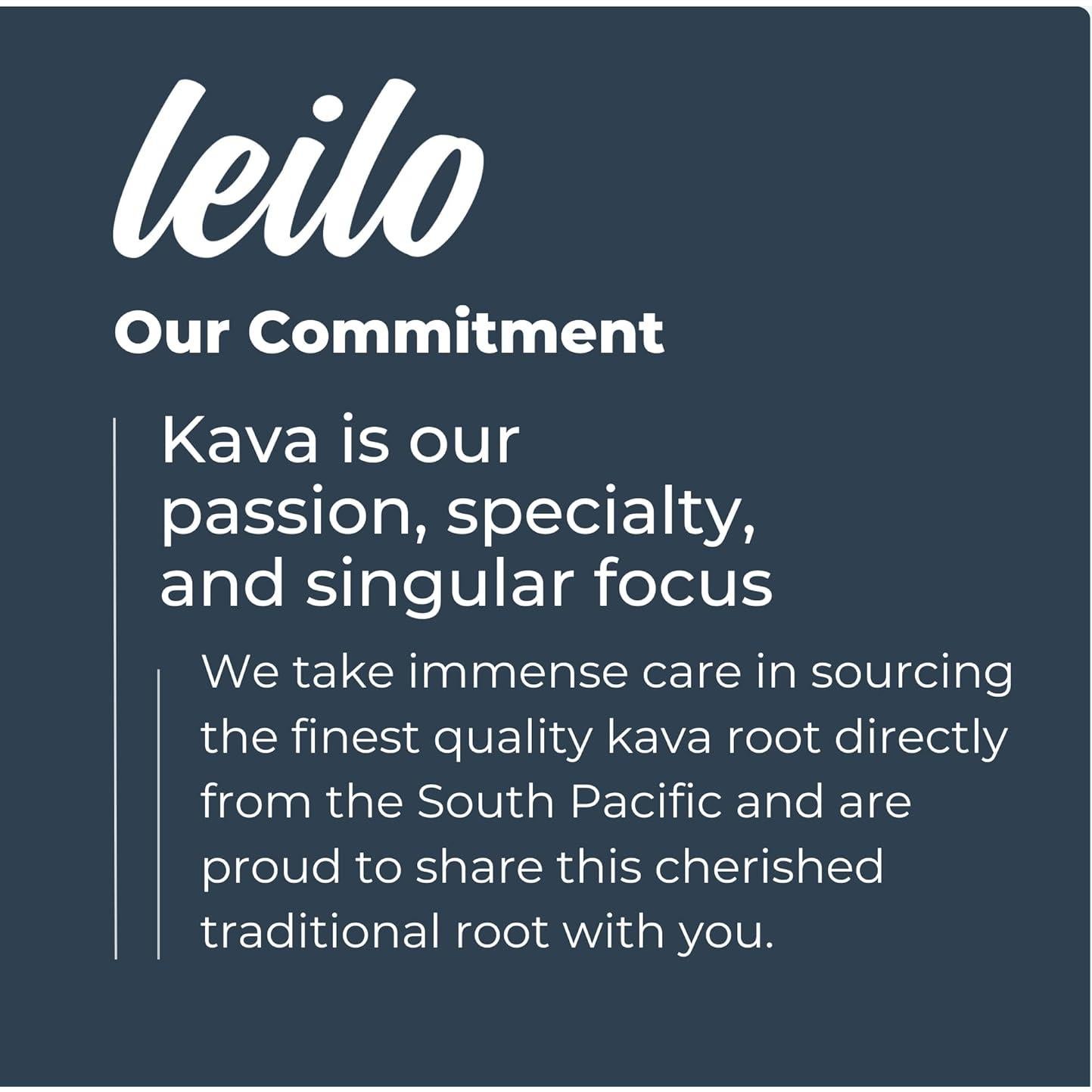 Cápsulas de Kava Leilo 500mg Veganas - 60 Unidades Relax