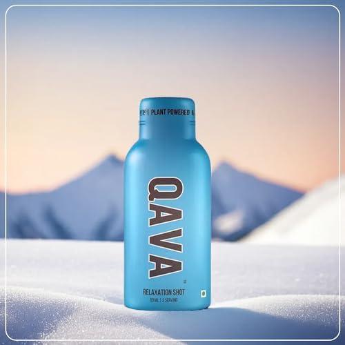 QAVA Shots de Relajación Kava Kava 450mg - Paquete de 4 x 55ml