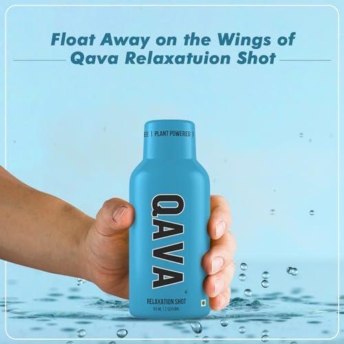 QAVA Shots de Relajación Kava Kava 450mg - Paquete de 4 x 55ml