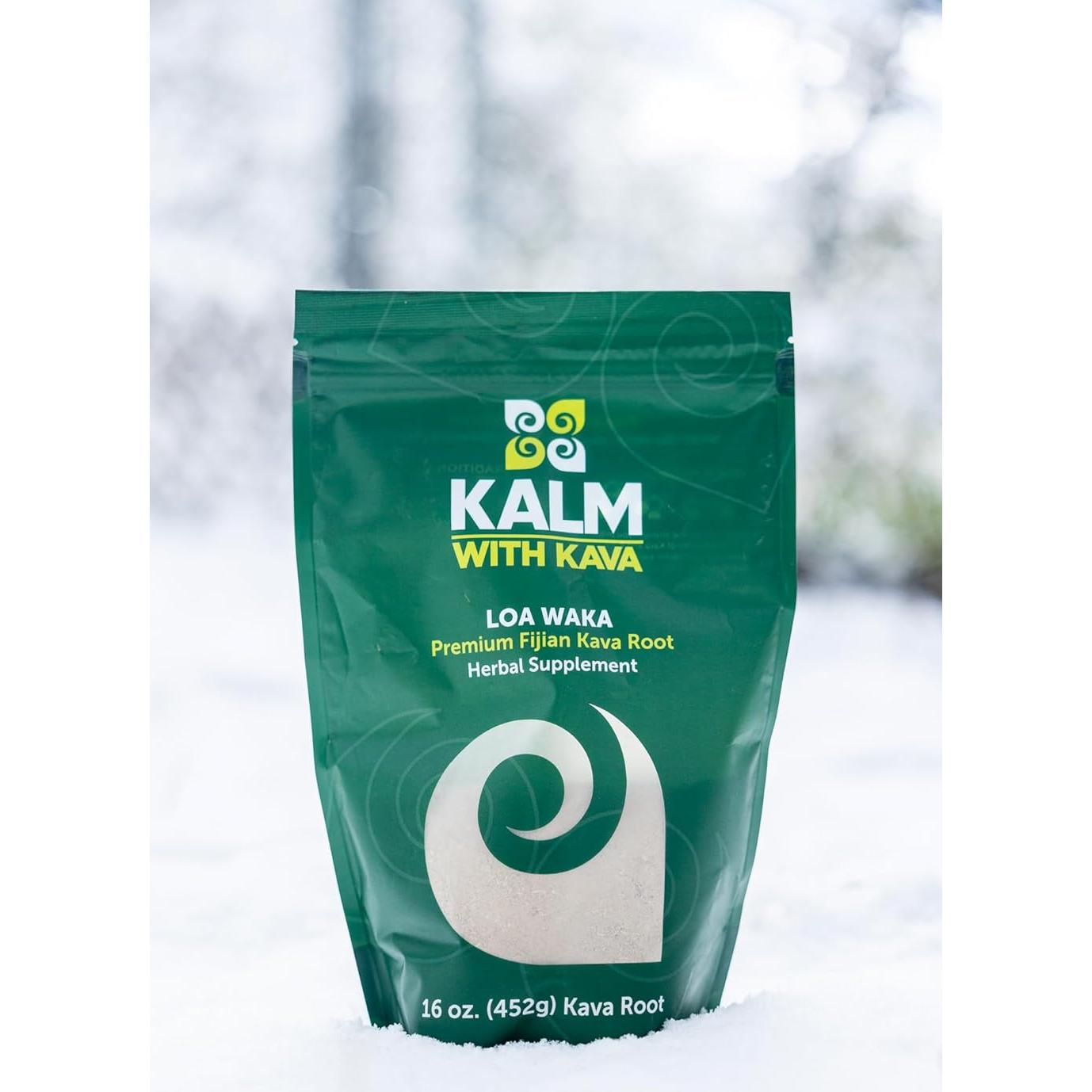 Kava Fijiano Premium Kalm con Kava 454 g - Relajación