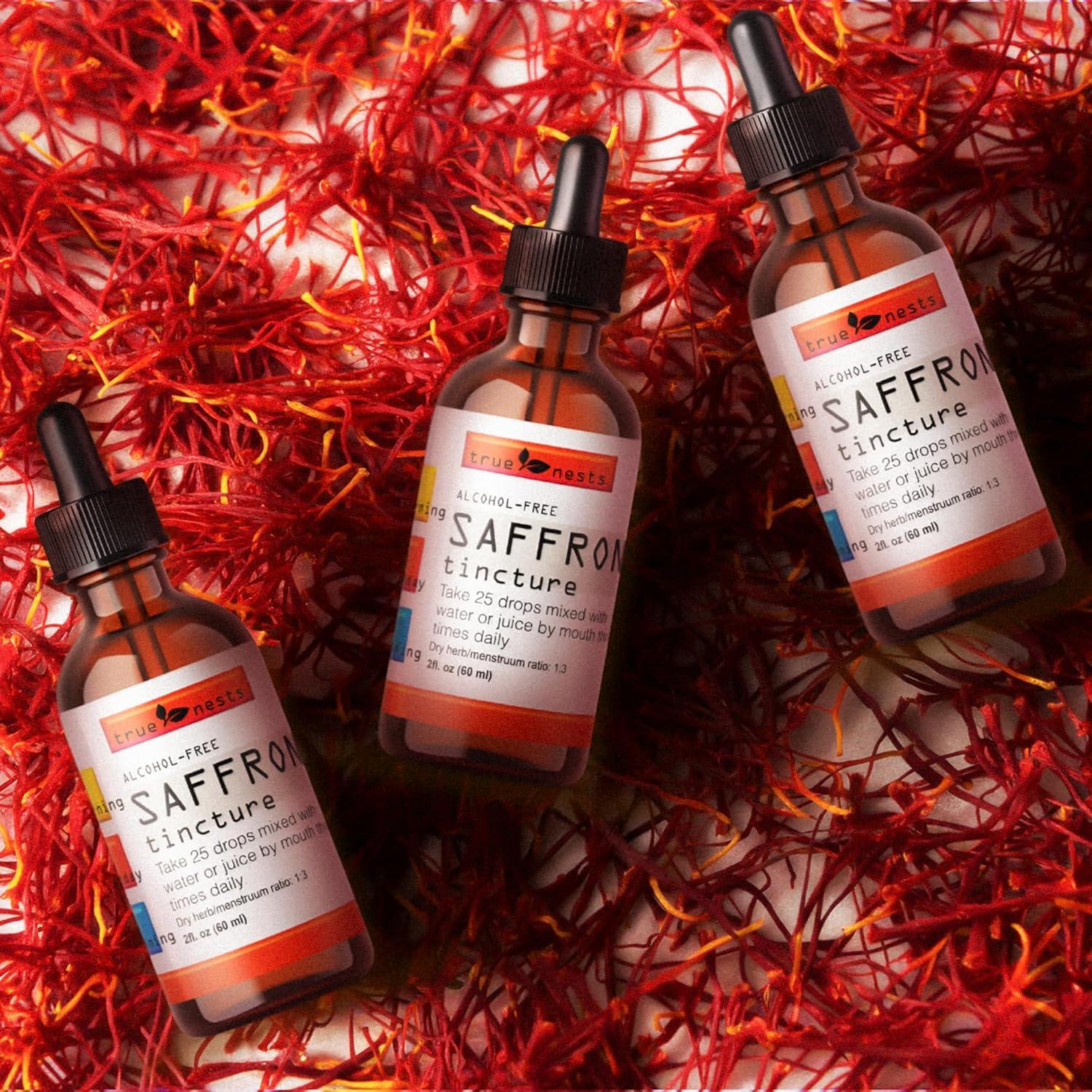 Tintura de Azafrán Orgánico True Nests 118 ml - Suplemento Herbal