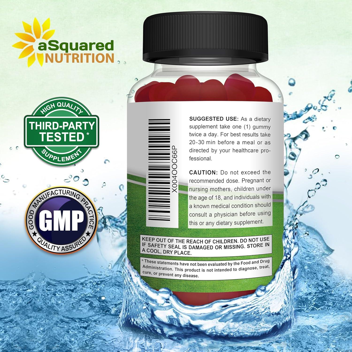 Gomitas de Azafrán aSquared Nutrition - 90 gomitas - 88.5mg