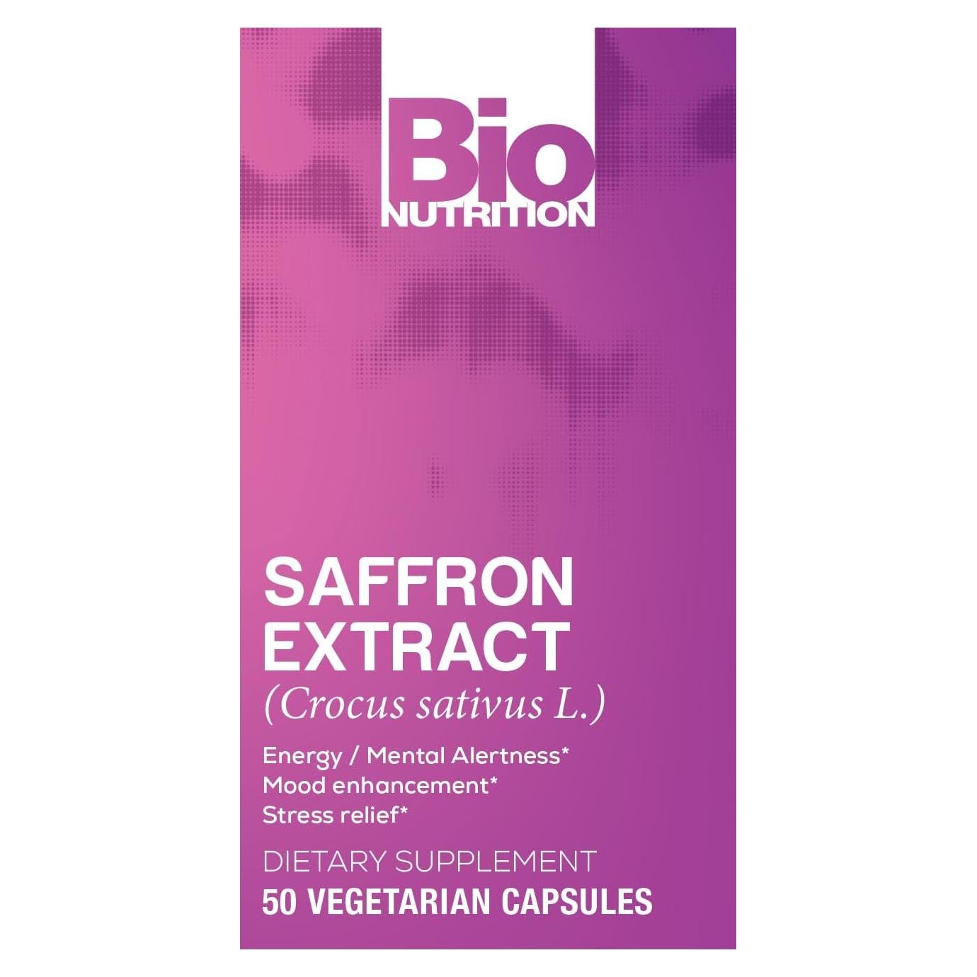 Cápsulas Veganas de Azafrán Bio Nutrition 50 Unidades