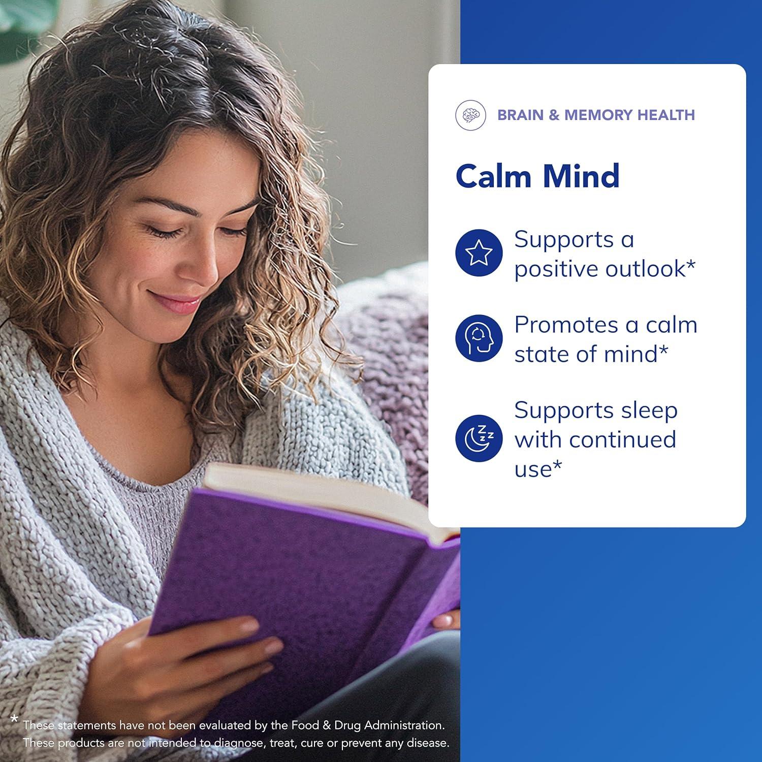 Suplemento Calmante Pure Encapsulations Mente Tranquila 60 Cápsulas