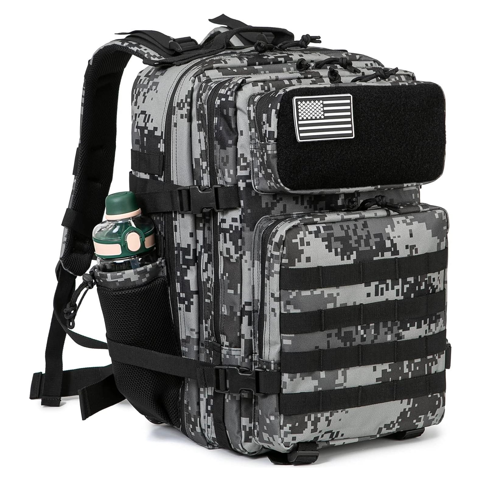 Mochila Táctica Militar QT&QY 45L Resistente al Agua