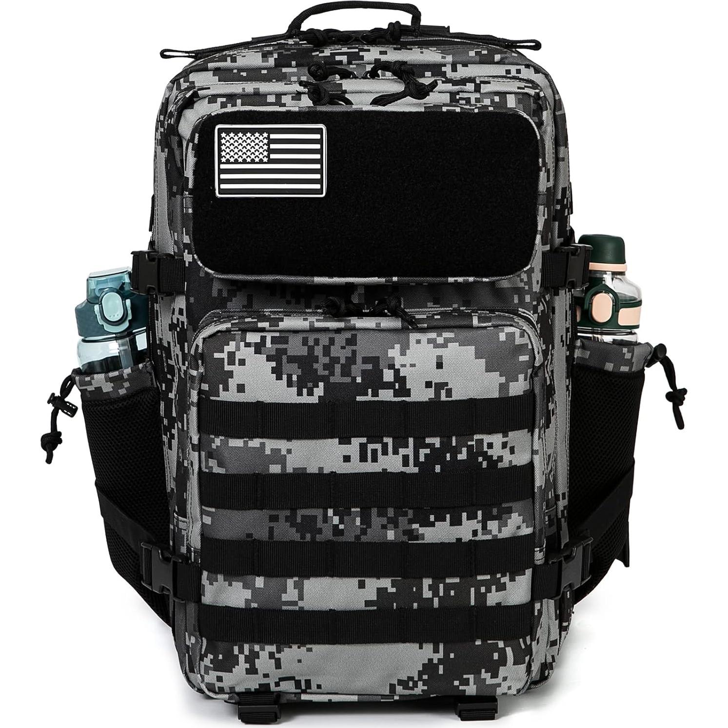 Mochila Táctica Militar QT&QY 45L Resistente al Agua