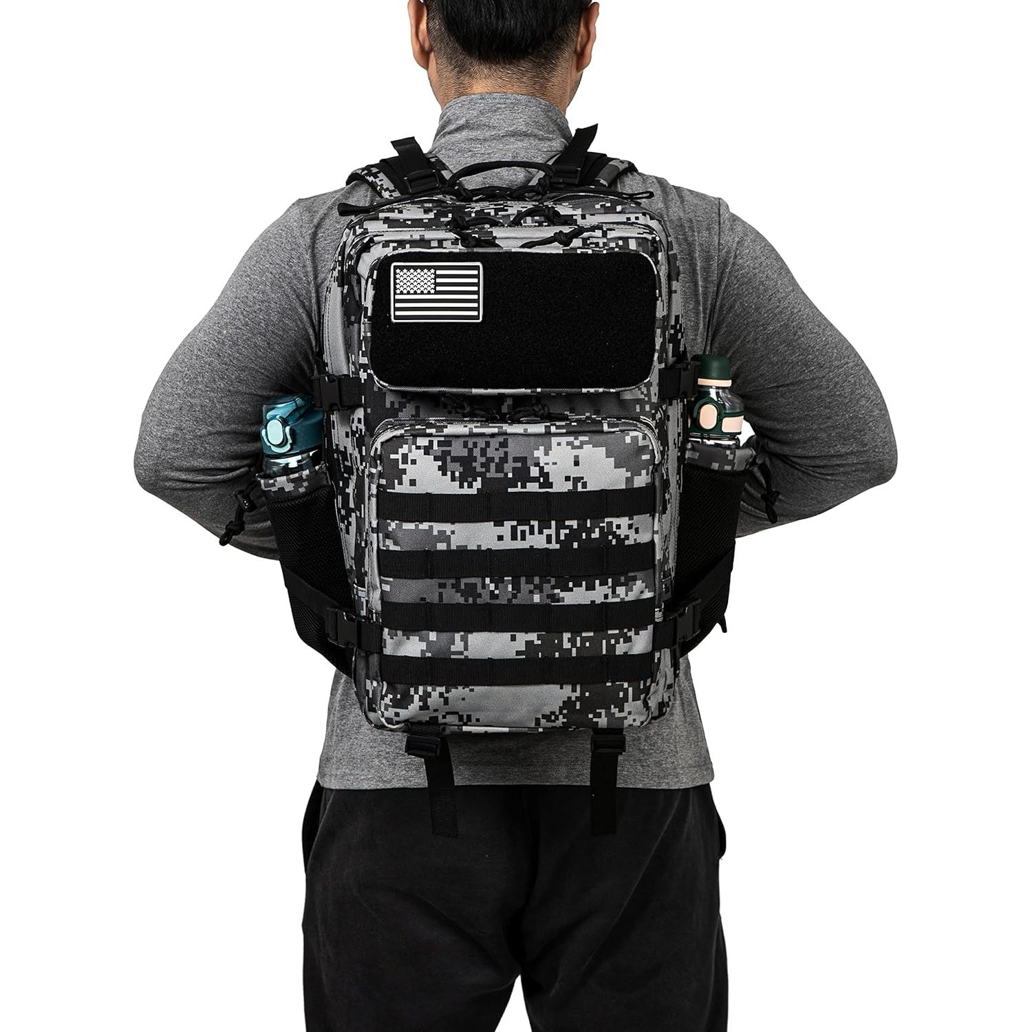 Mochila Táctica Militar QT&QY 45L Resistente al Agua