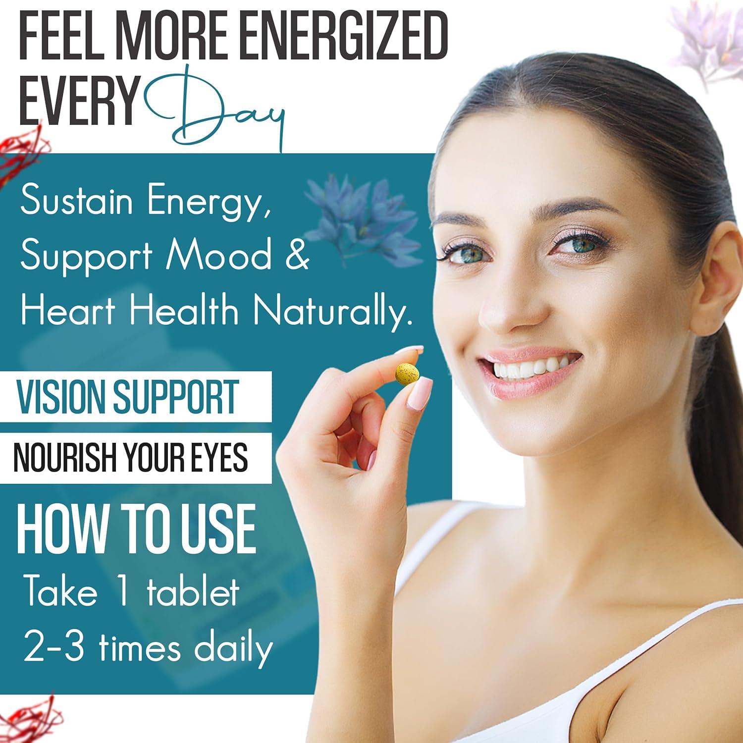 Suplemento de Azafrán Exir 60 Tabletas - Energía y Memoria