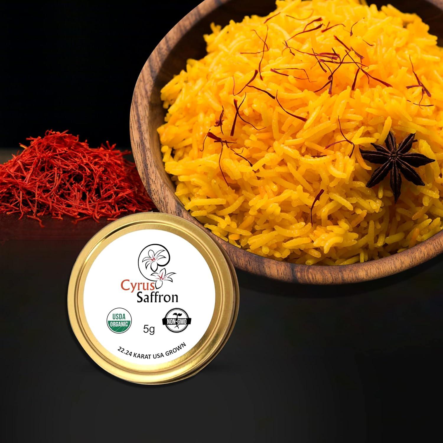 Hilos de Azafrán Gourmet Cyrus 100% Puro 5 Gramos