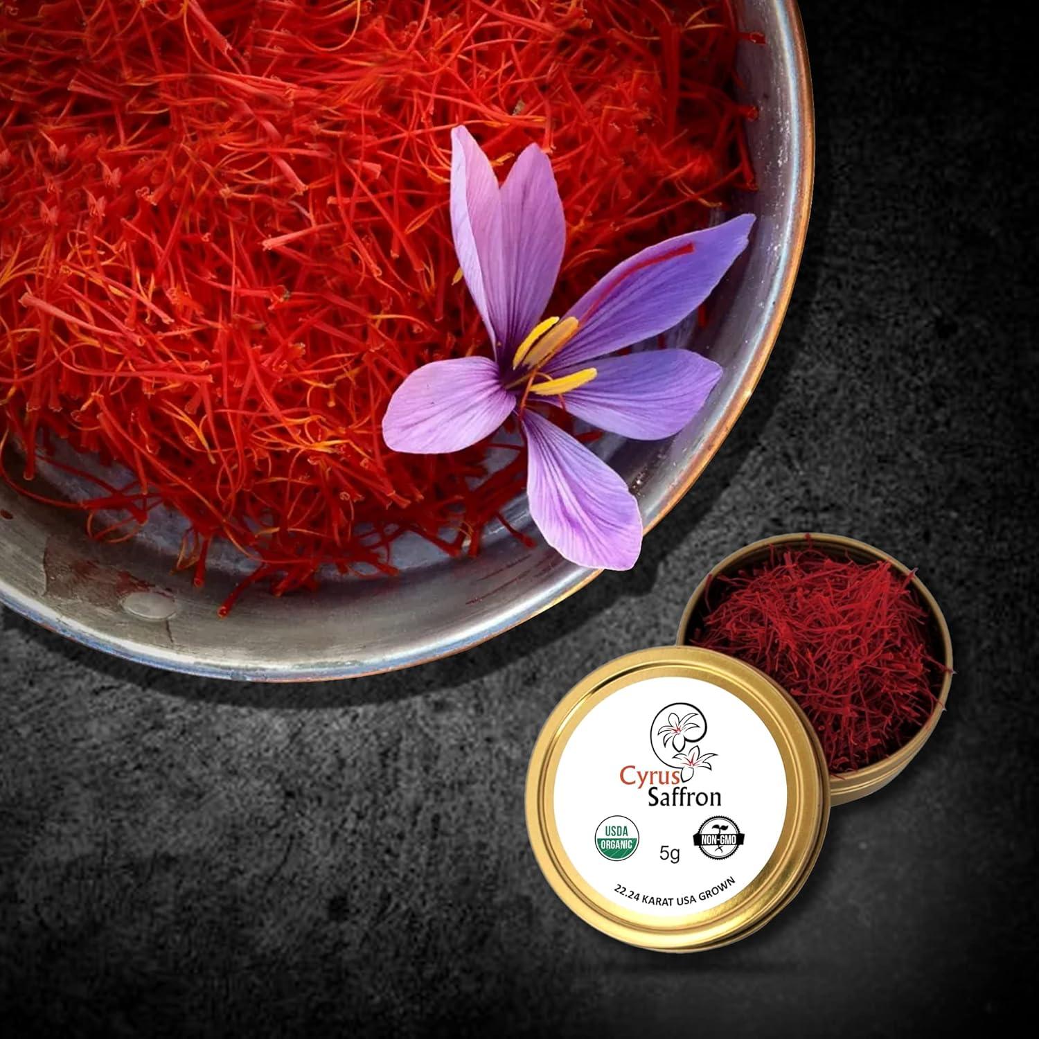 Hilos de Azafrán Gourmet Cyrus 100% Puro 5 Gramos