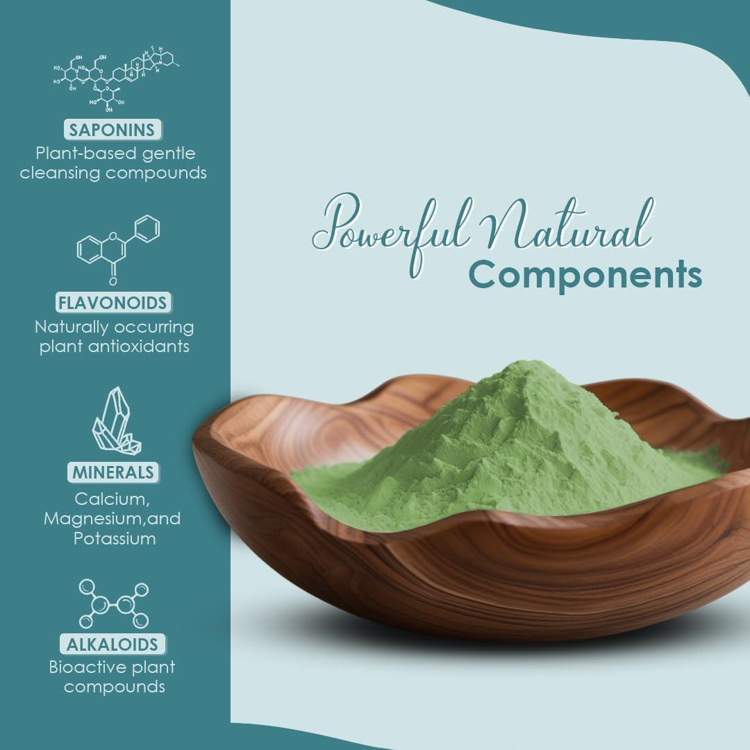 Polvo Orgánico de Brahmi Mi Naturaleza 227 g - Crecimiento Cabello