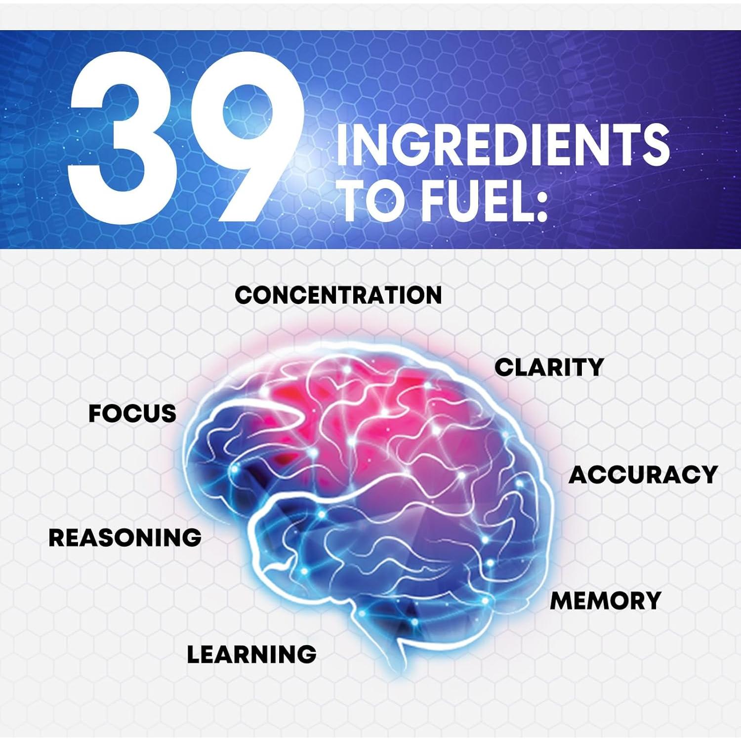 Suplemento de Memoria Cerebral Nature's Peak 120 Cápsulas