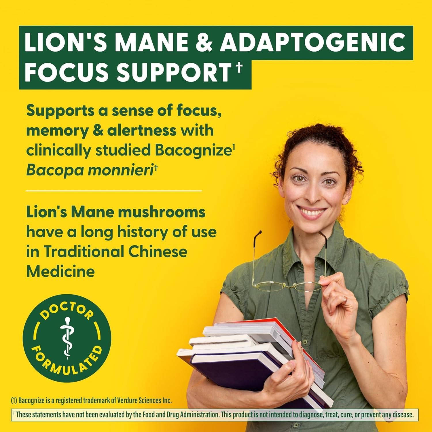 Suplemento Vegano MegaFood Hongo Melena de León 60 Cápsulas