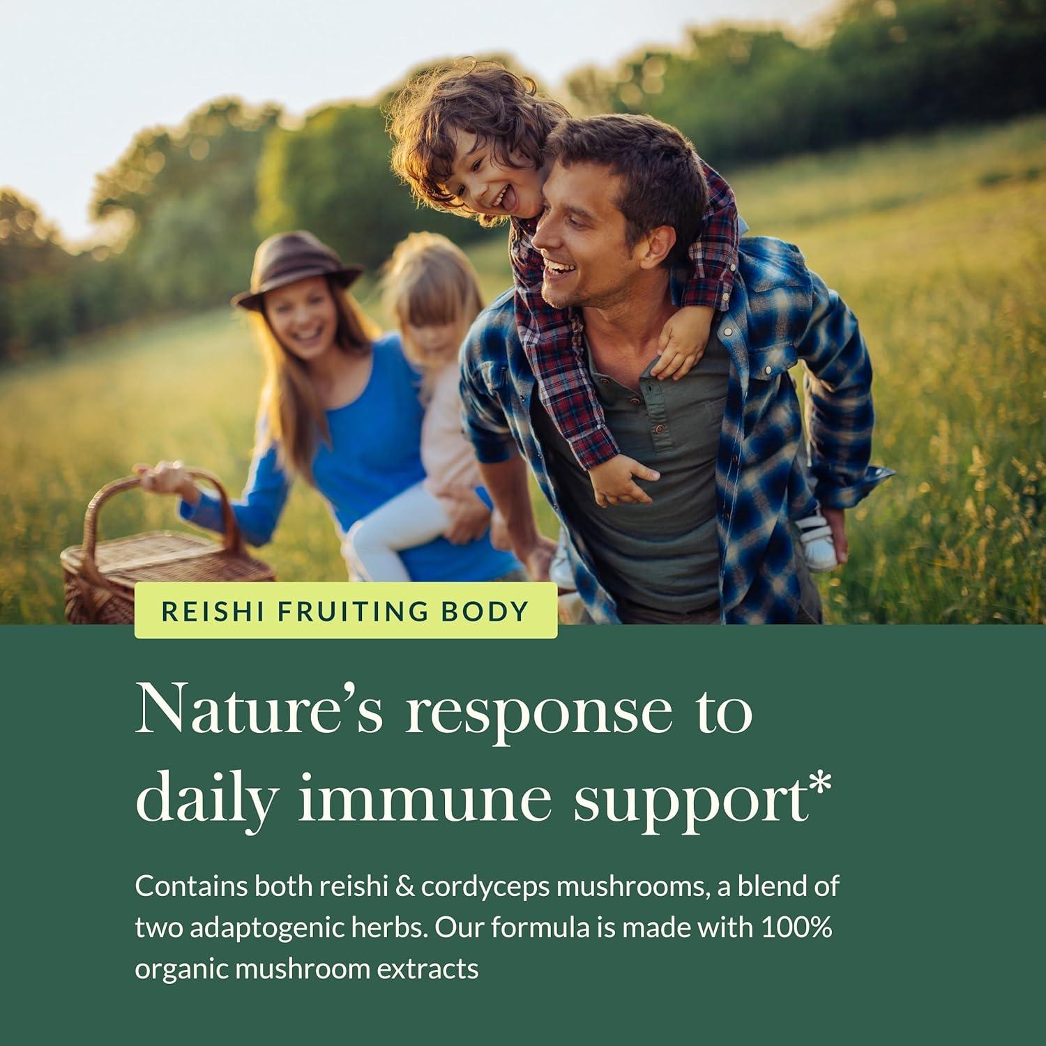 Suplemento Herbal Gaia Herbs Mezcla de Hongos 40 Cápsulas