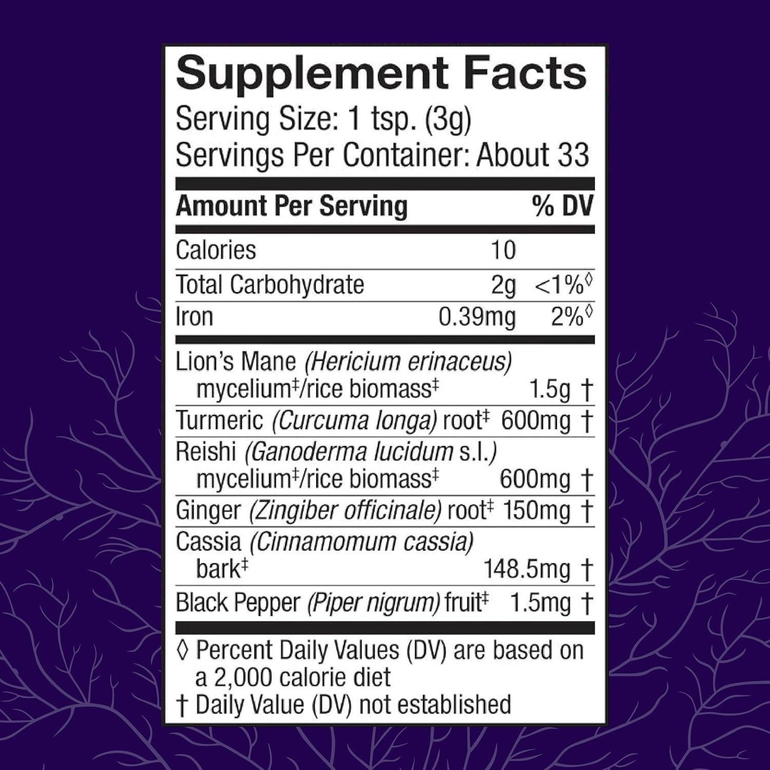 Suplemento Host Defense MycoBotanicals Cerebro 99.22 g