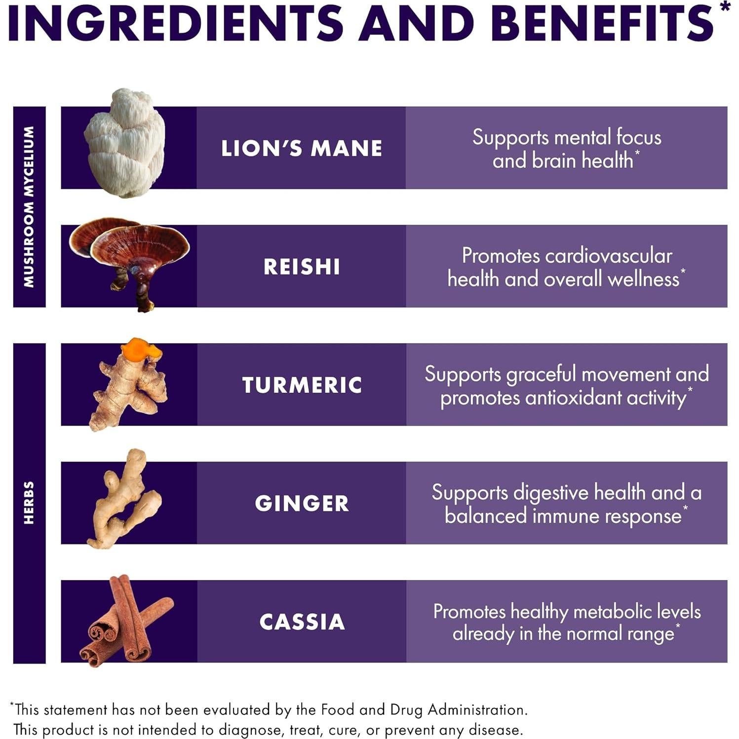Suplemento Host Defense MycoBotanicals Cerebro 99.22 g