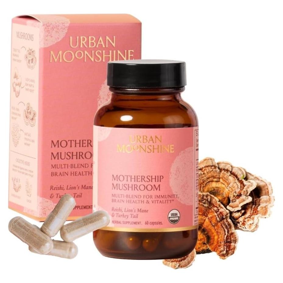 Cápsulas de Hongos Urban Moonshine 60ct - Inmunidad Orgánica