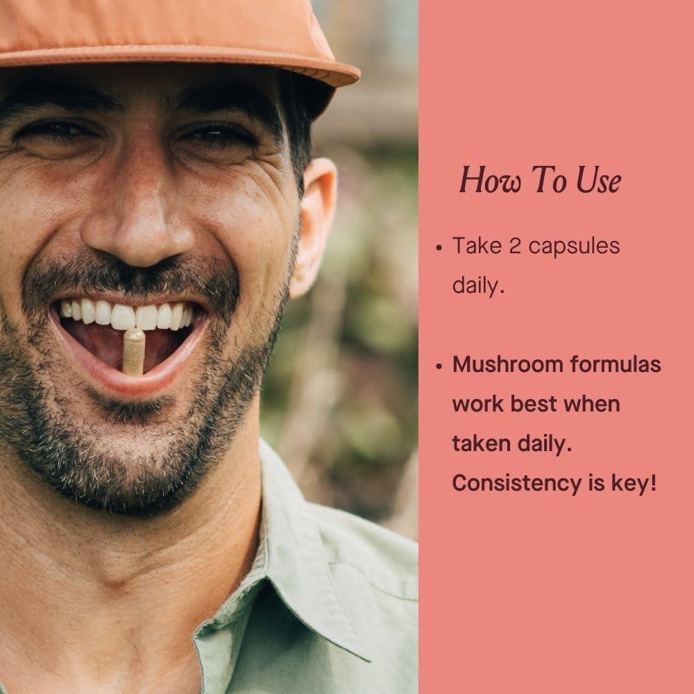 Cápsulas de Hongos Urban Moonshine 60ct - Inmunidad Orgánica