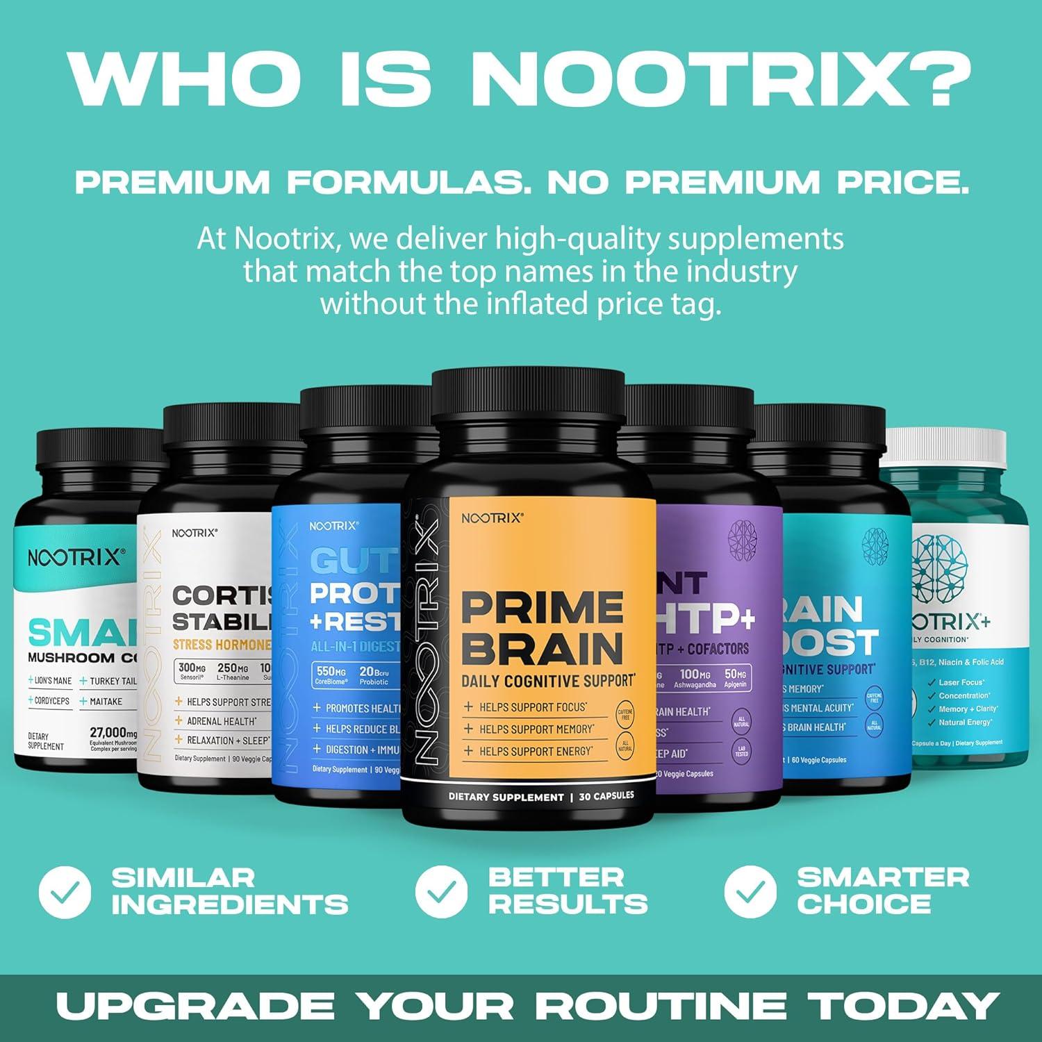 Suplemento Nootrix de Hongos Inteligentes 240 Cápsulas 27000mg