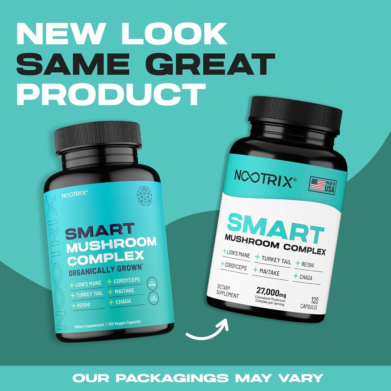 Suplemento Nootrix de Hongos Inteligentes 240 Cápsulas 27000mg