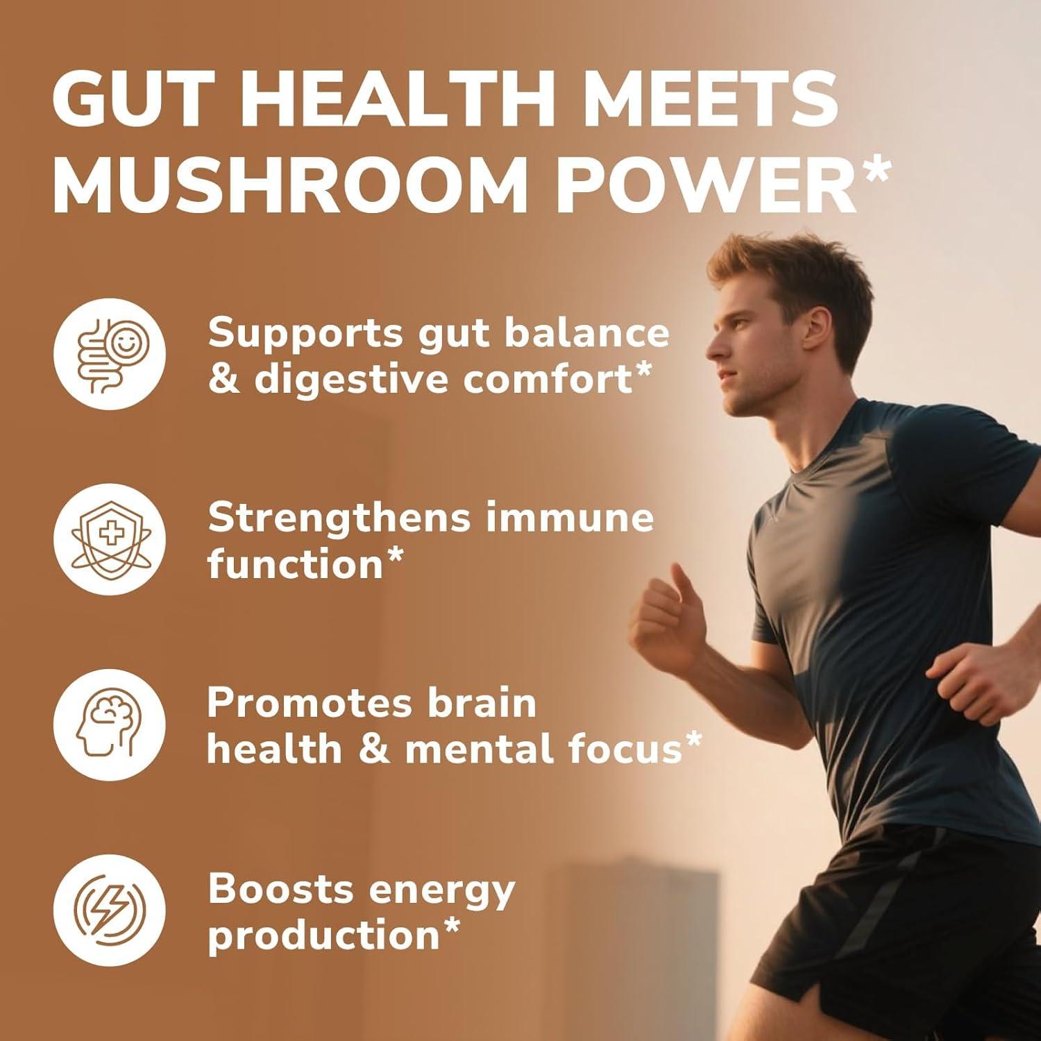 Probioticos Vitalibre con Setas 10000mg 60 Cápsulas Veganas