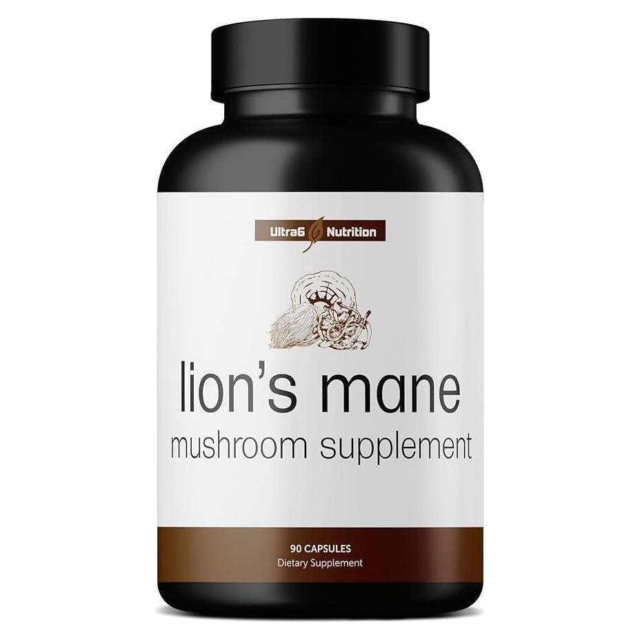 Cápsulas de Melena de León Ultra6 Nutrition - 90 Unidades