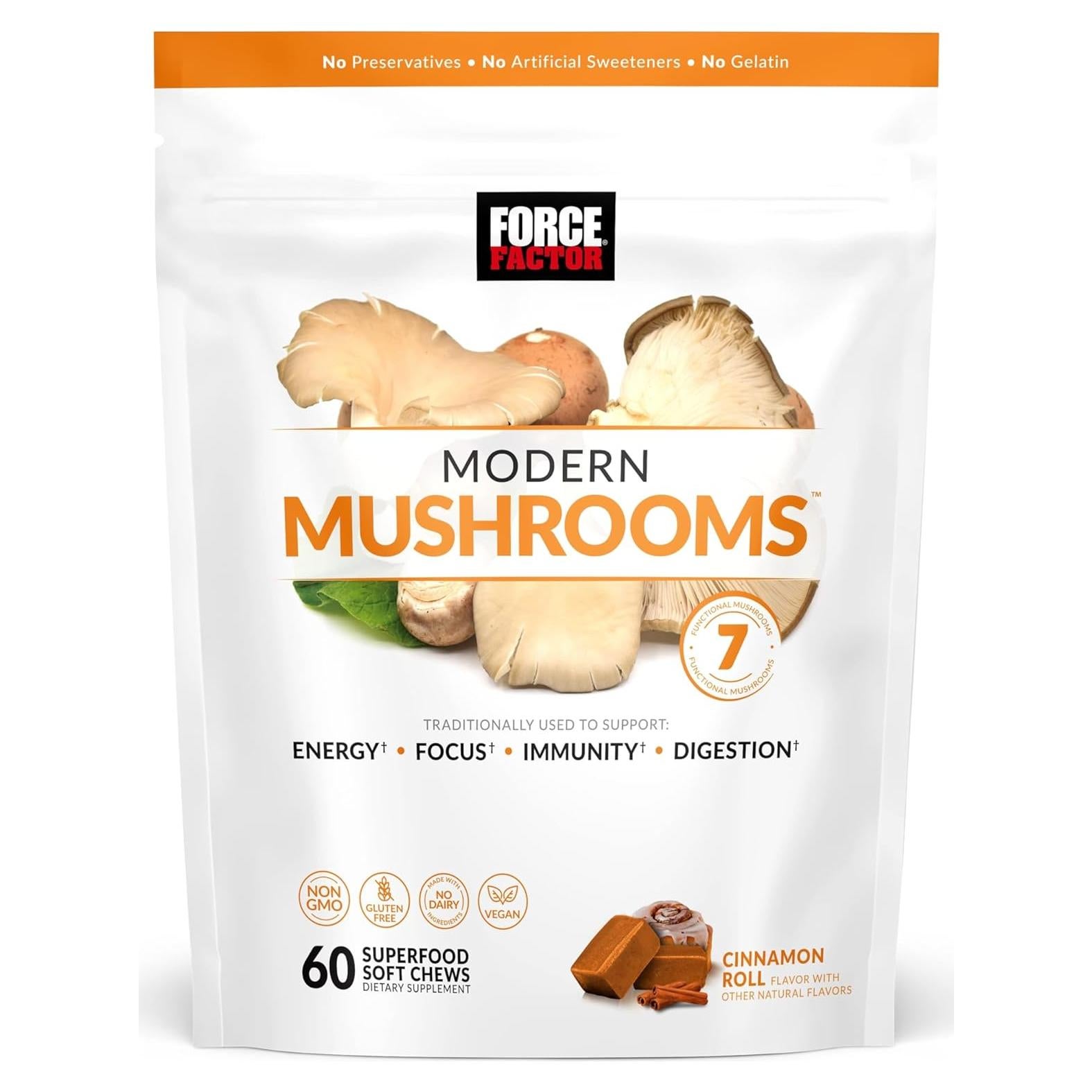 Caramelos Blandos Force Factor Modern Mushrooms 60 Unidades