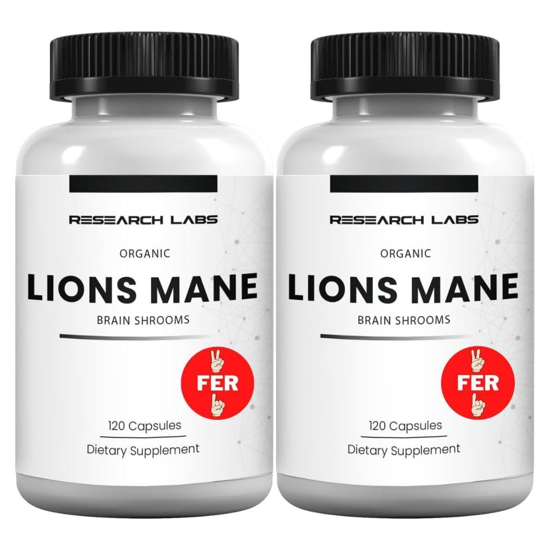 Cápsulas de Melena de León Orgánica Research Labs - 240 Unidades