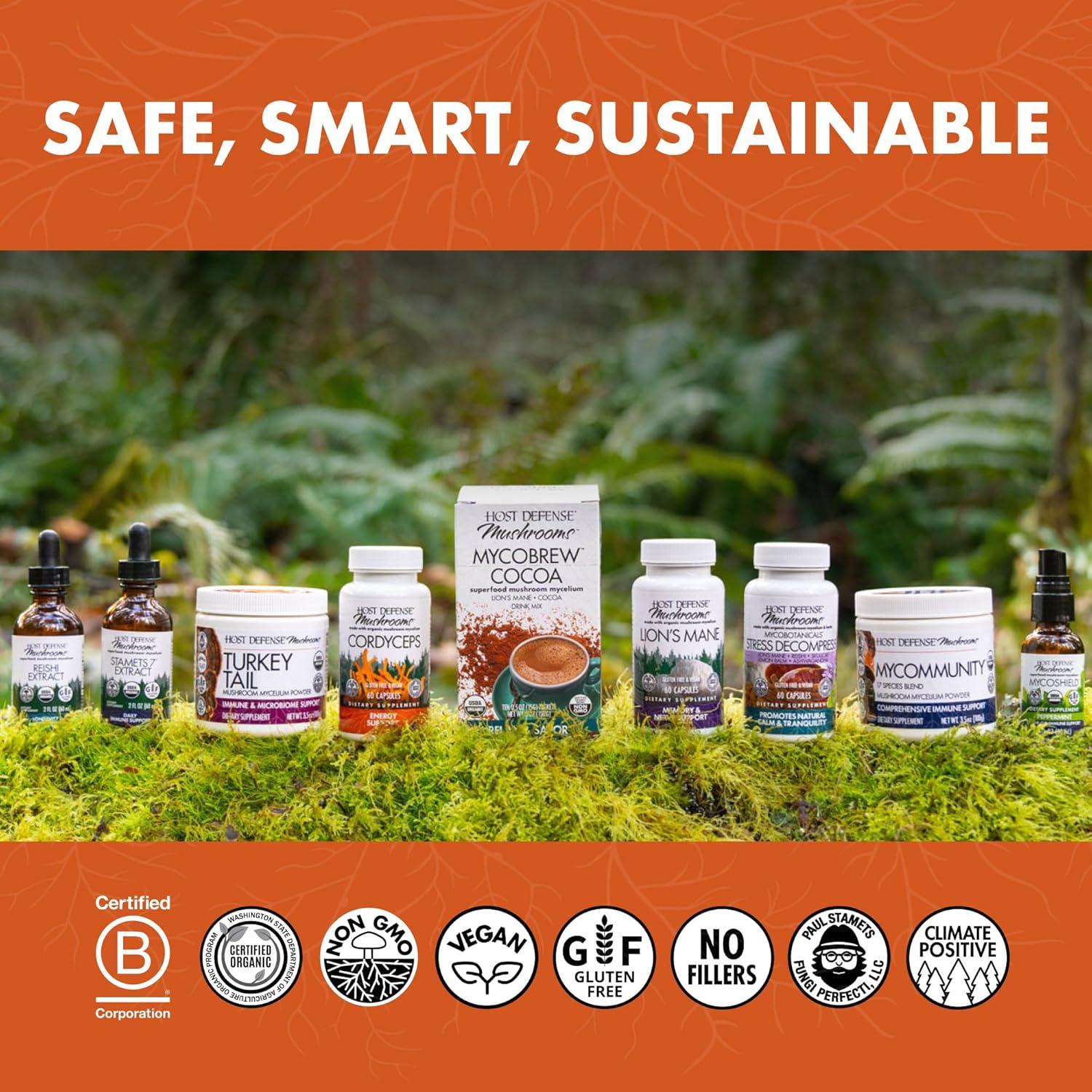 Host Defense Breathe Polvo 136 g - Suplemento Inmunológico y Respiratorio