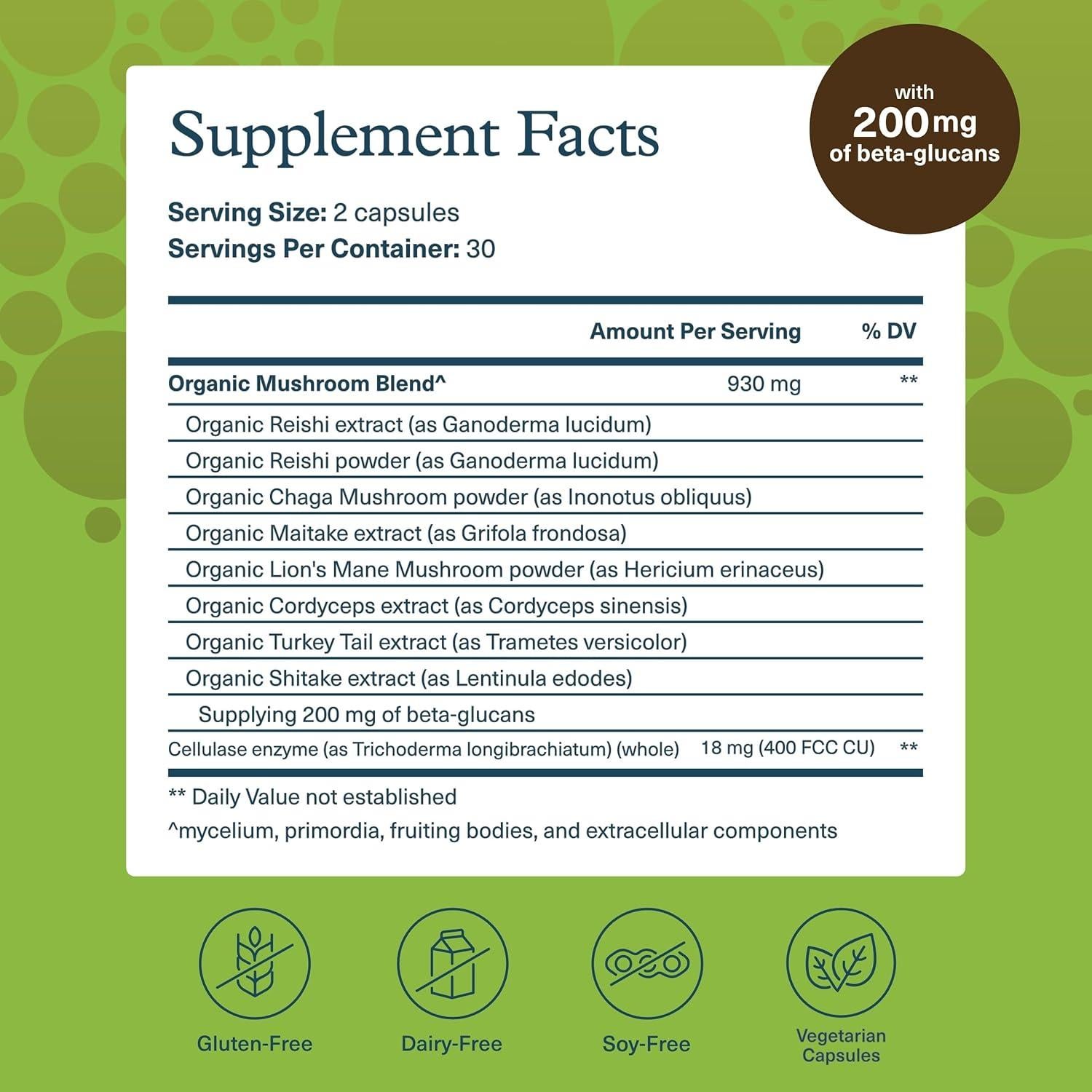 Suplemento Inmunológico Vegano Youtheory - 60 Cápsulas