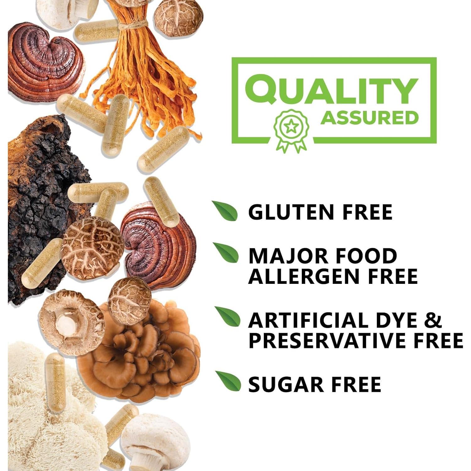 Suplemento Cerebral Nature's Nutrition 60 Cápsulas 10 en 1