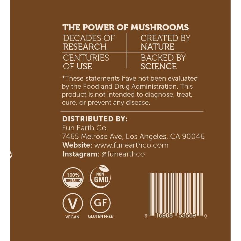 Suplemento de Hongos Fun Earth Co. Mushroom Mocha 240g
