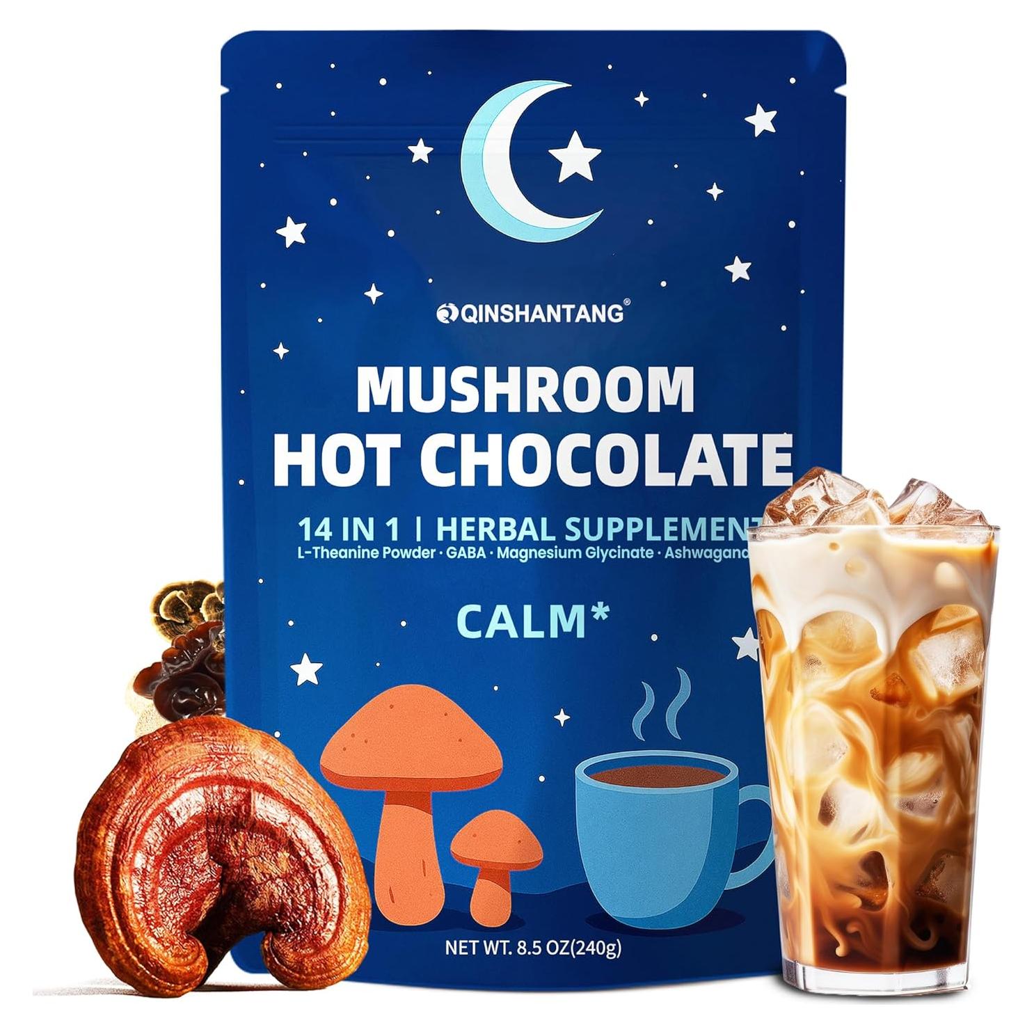 Chocolate Caliente de Hongo QIN SHAN TANG 240g Vegano Sin Gluten