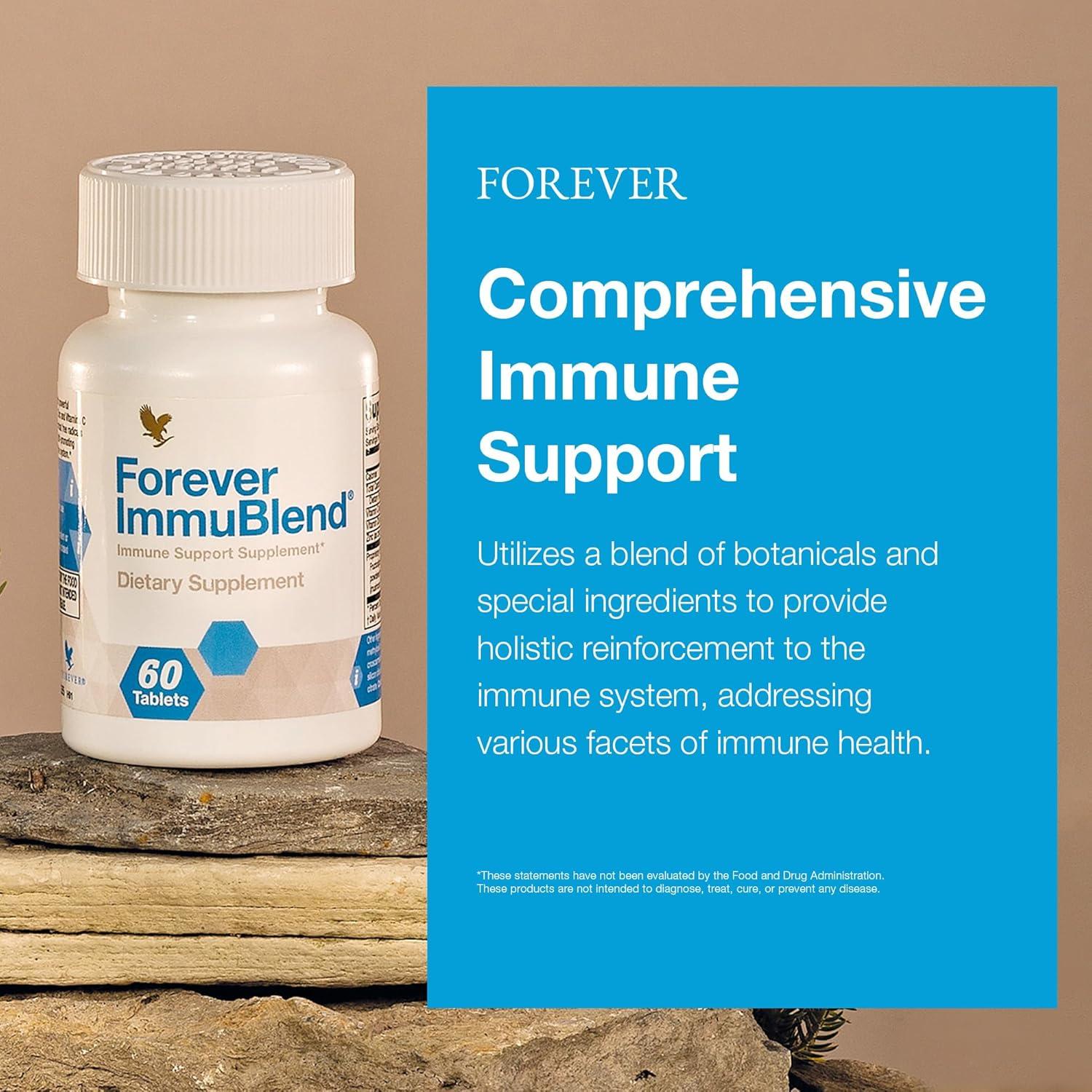 Forever Living ImmuBlend Suplemento Inmunológico 60 Tabletas