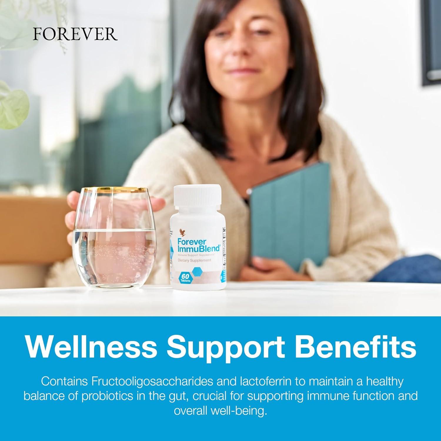 Forever Living ImmuBlend Suplemento Inmunológico 60 Tabletas