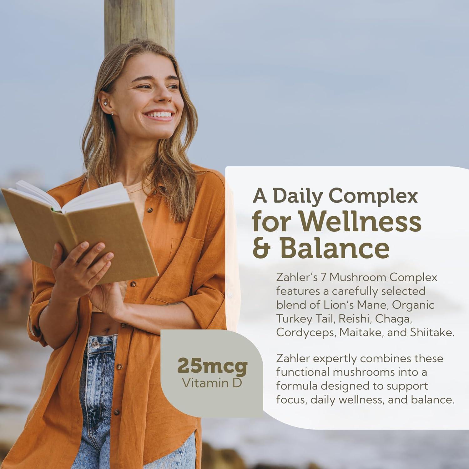 Mezcla Premium de Hongos Zahler 60 Cápsulas - Enfoque y Inmunidad