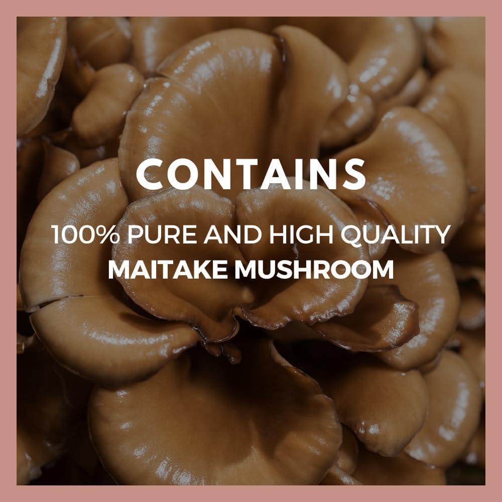 Suplemento Dietético Champiñón Maitake Remedy's 1000 mg 60 Cápsulas Veganas