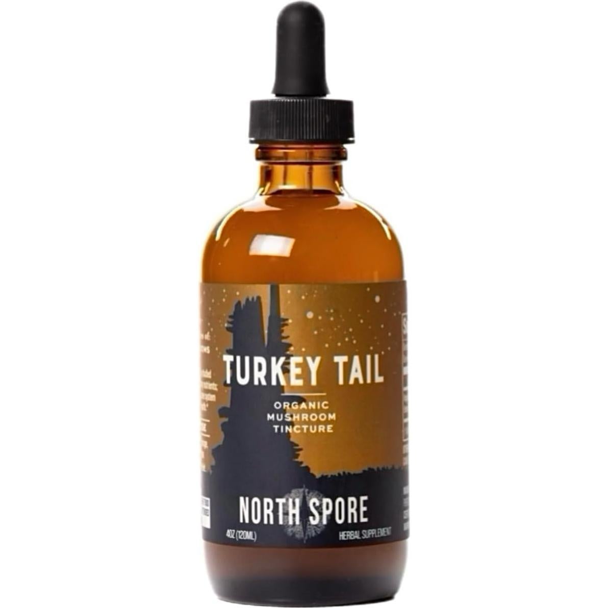 Tintura de Cola de Pavo Orgánica North Spore 118 ml - Suplemento Inmunológico