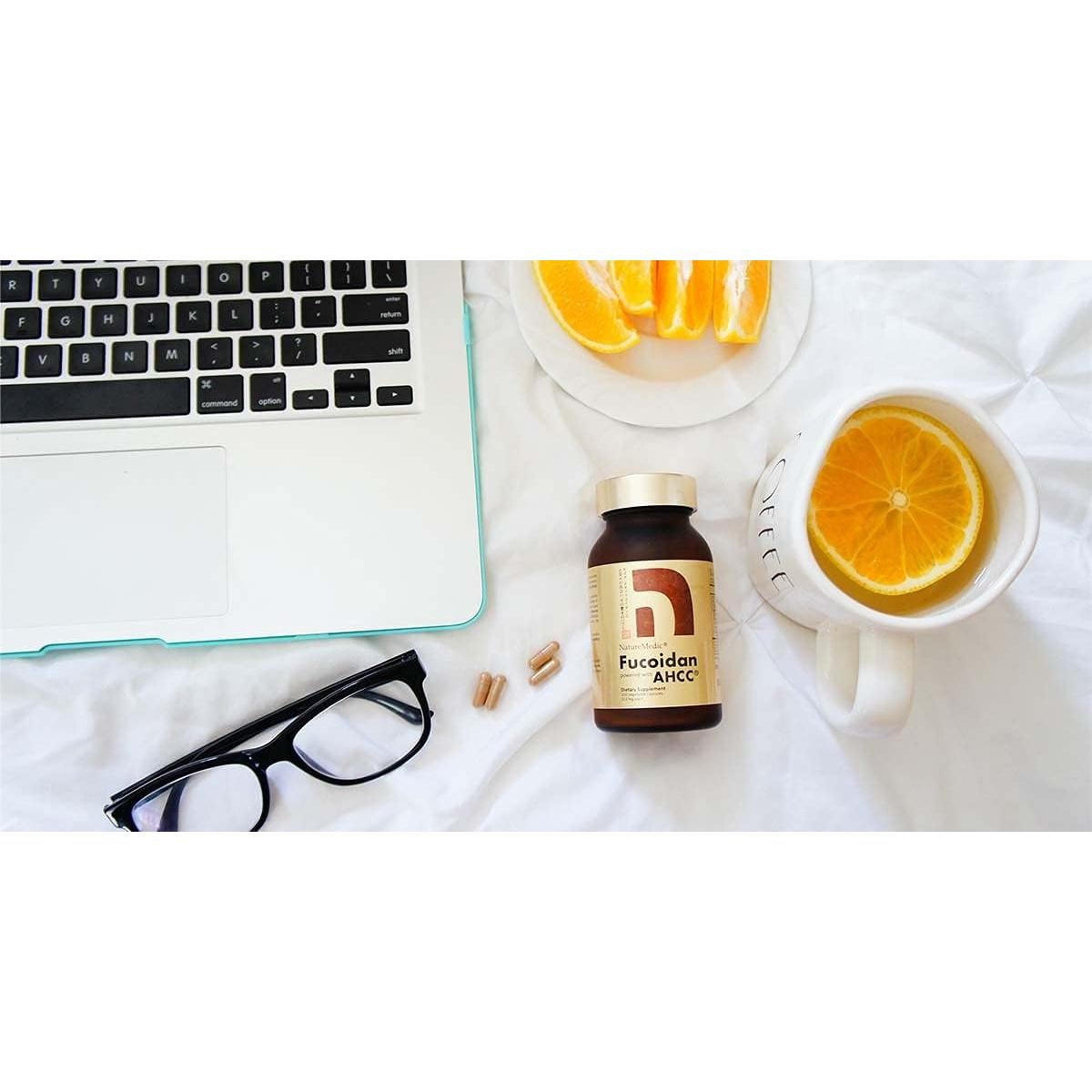 Suplemento Inmunidad Fucoidan NatureMedic 11 Botellas 1760 Cápsulas