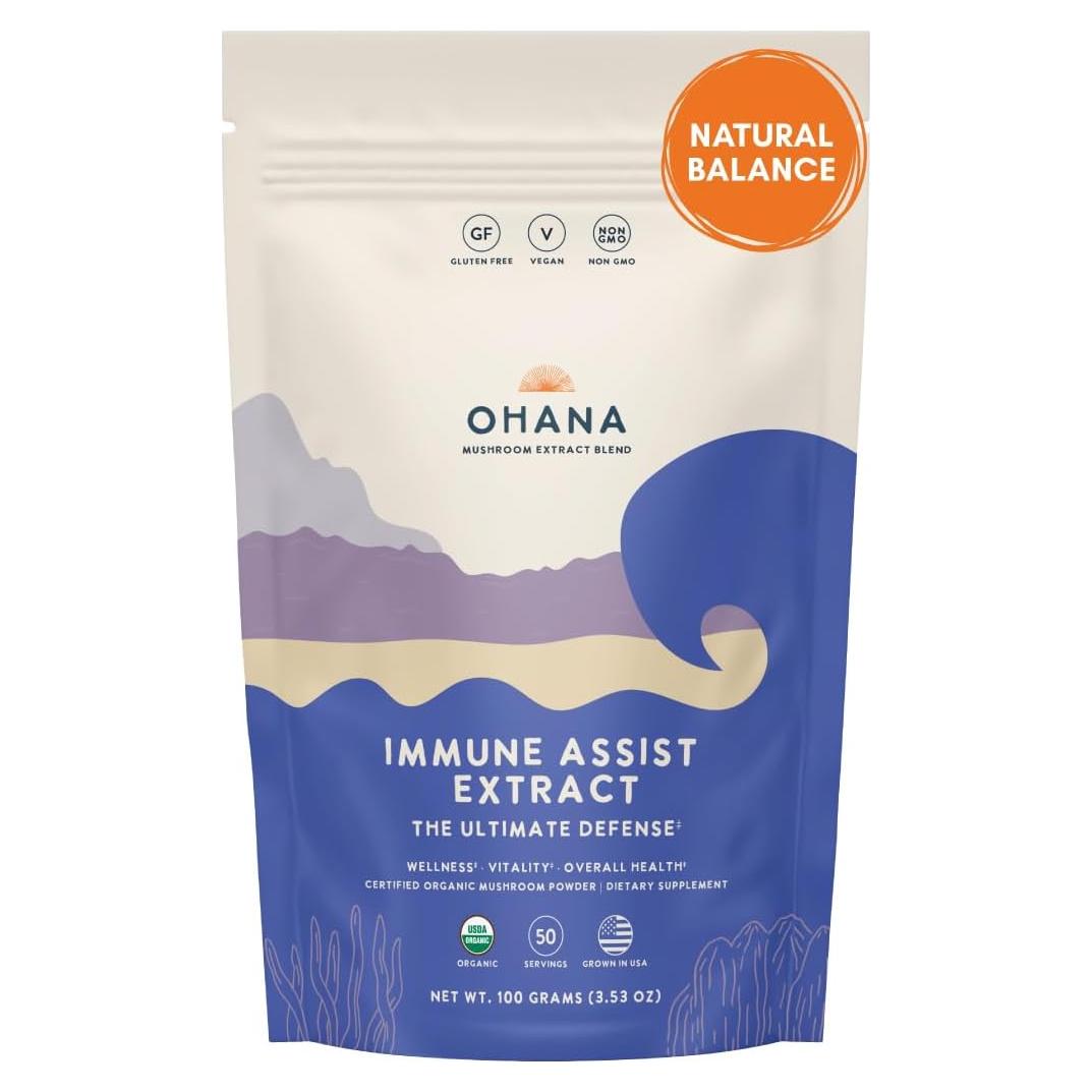 Extracto de Champiñón Orgánico Ohana 100 g - Inmunológico