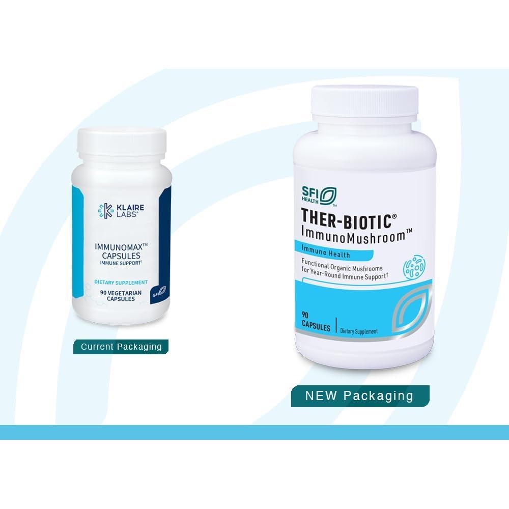 Klaire Labs Immunomax - Soporte Inmunológico con Hongos 90 Cápsulas