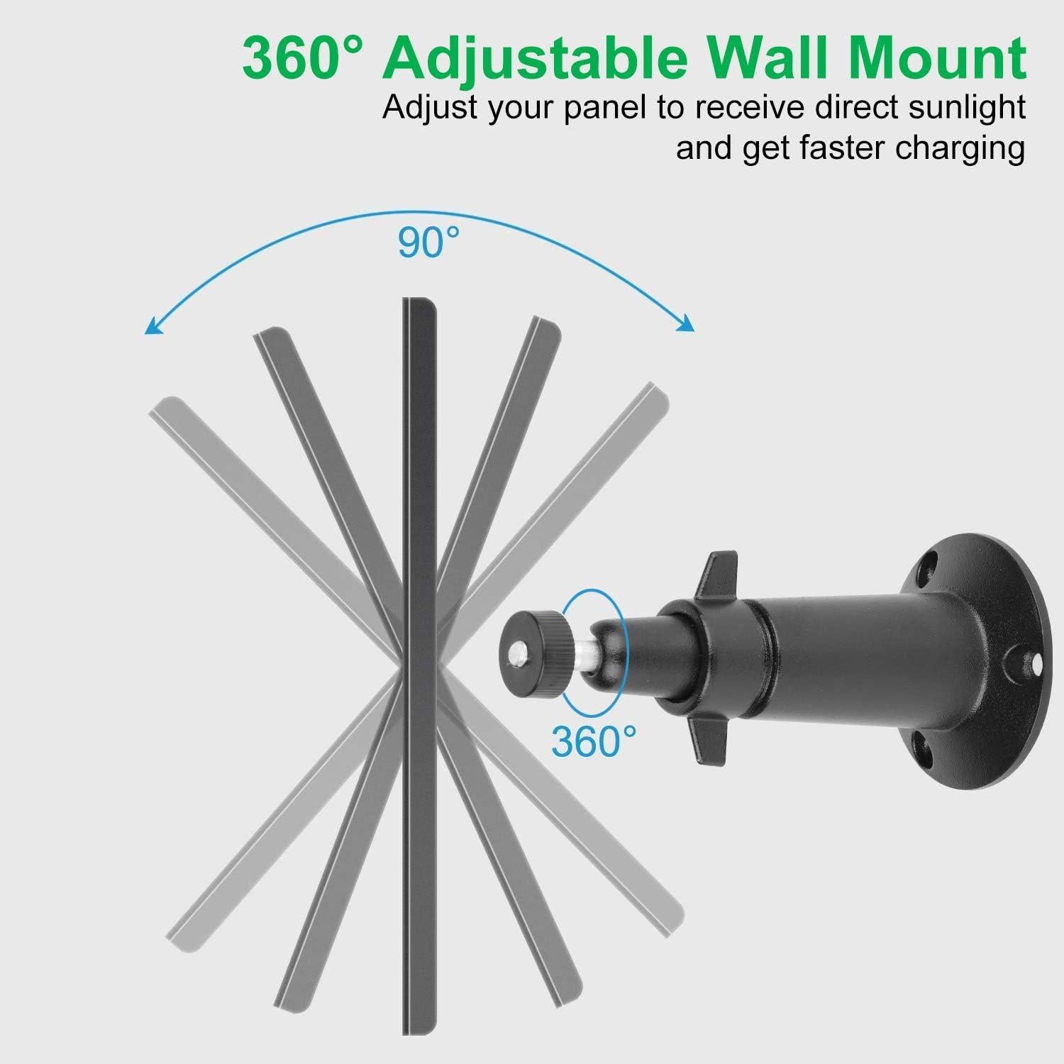 Cargador Solar UYODM para Timbre Blink y Cámara Exterior