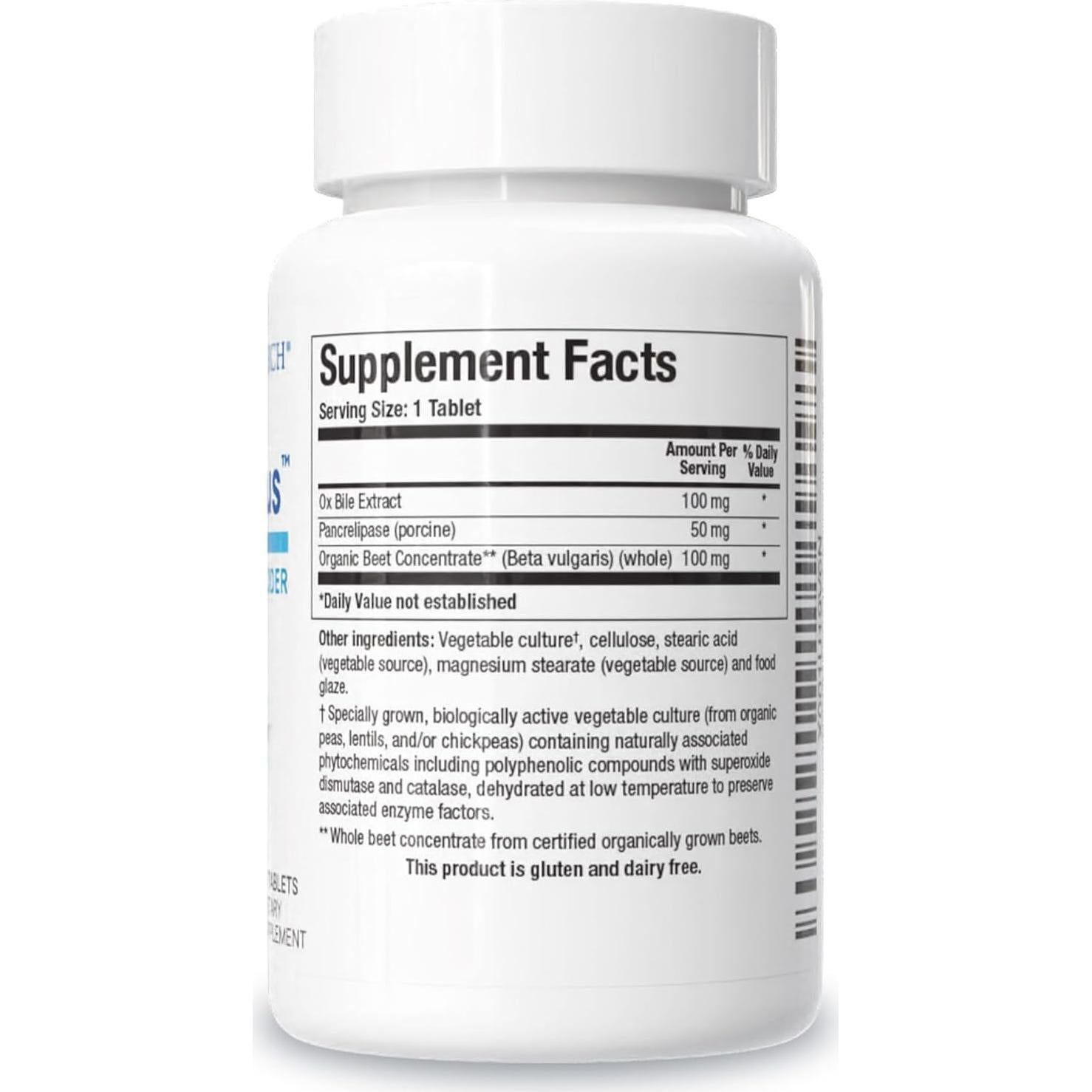 Suplemento Digestivo Biotics Research Beta-Plus 90 Tabs