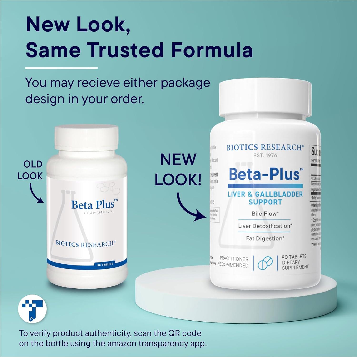 Suplemento Digestivo Biotics Research Beta-Plus 90 Tabs