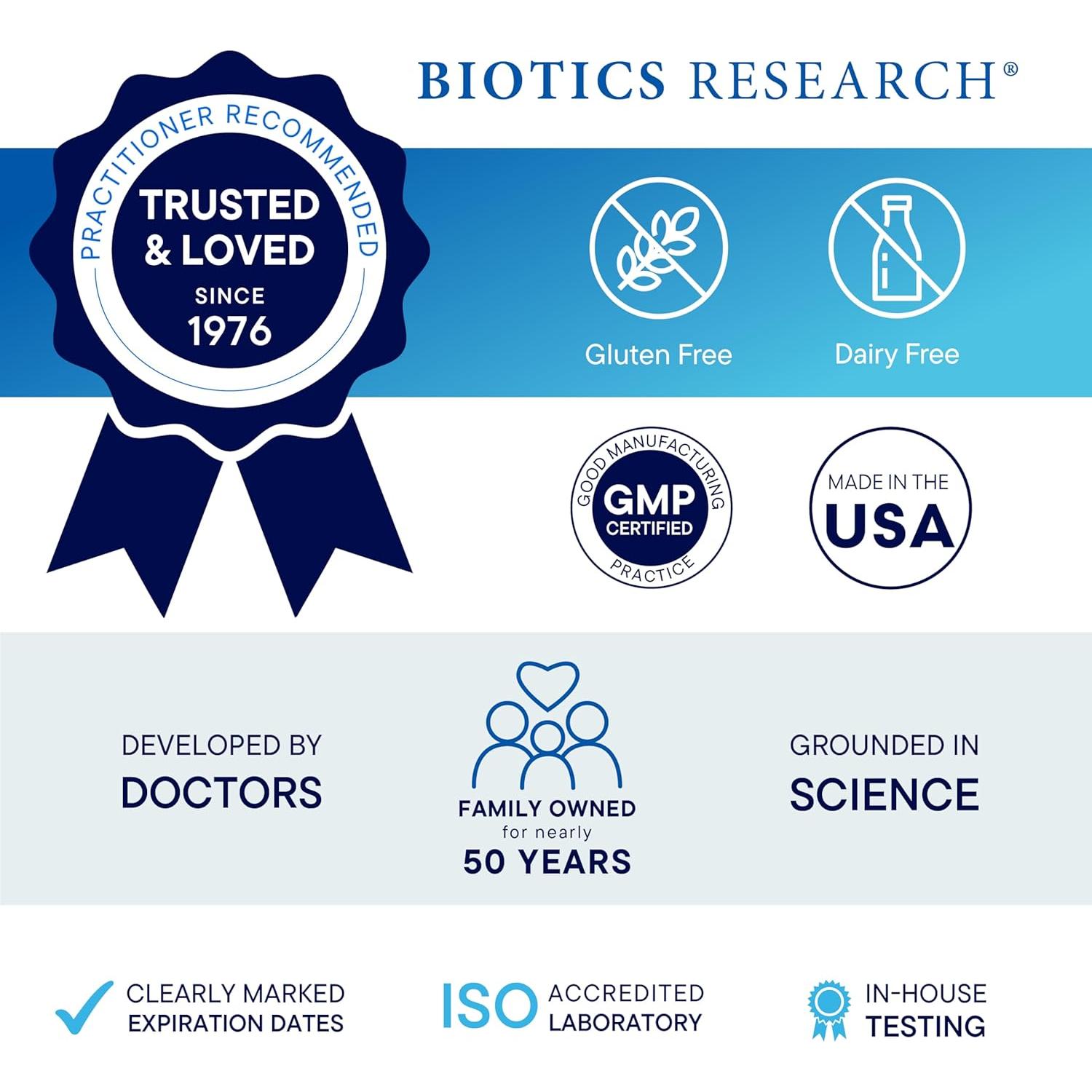 Suplemento Digestivo Biotics Research Beta-Plus 90 Tabs