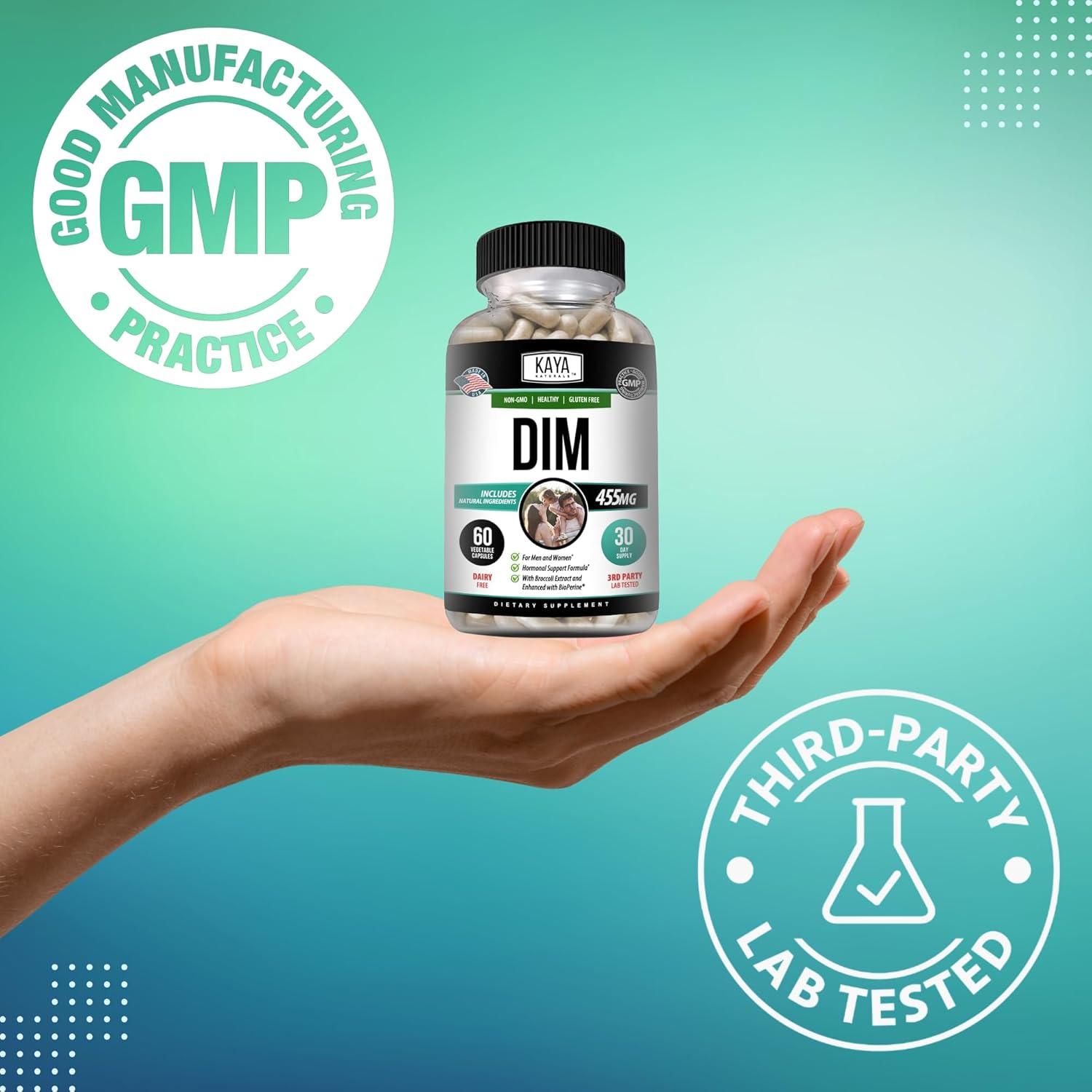 Suplemento DIM Ultra Kaya Naturals 60 Cápsulas Vegetales