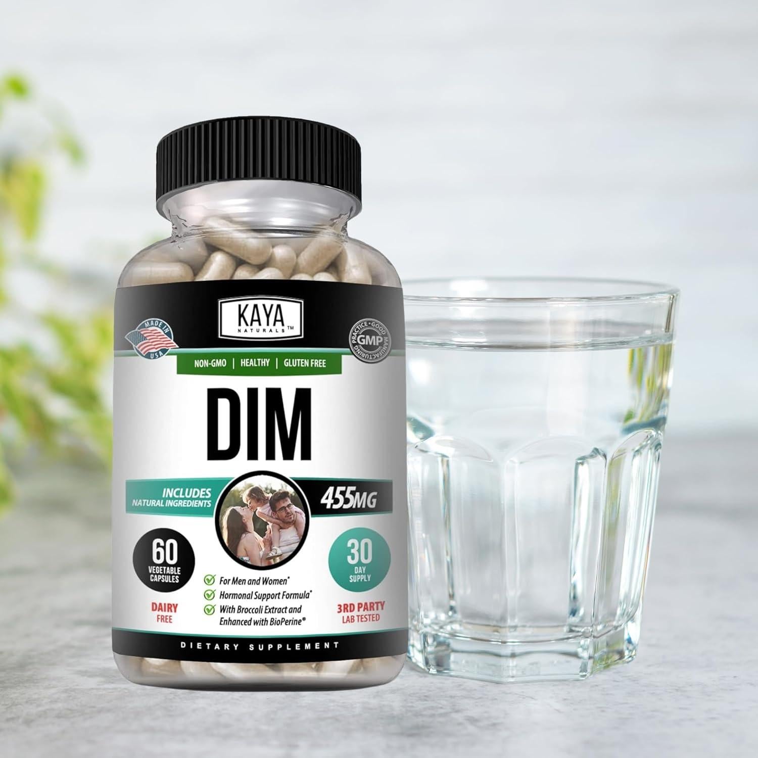 Suplemento DIM Ultra Kaya Naturals 60 Cápsulas Vegetales